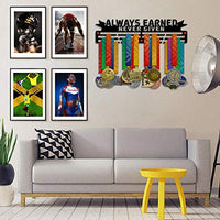 Thumbnail for Always Earned, Never Given — 3-Bar Medal Holder (18