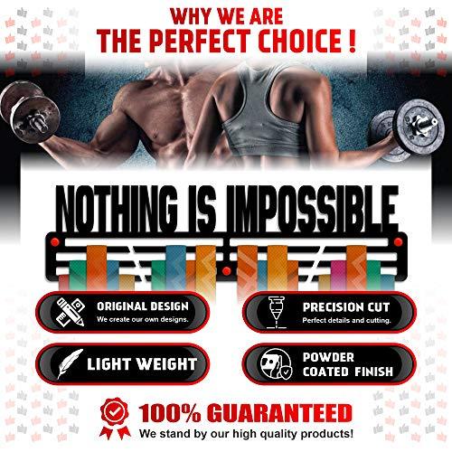 Nothing is Impossible — Medal Display Rack - Metallic Art