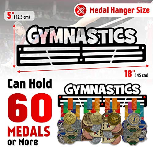 Gymnastics Medal Hanger — Gymnastics Medal Display Rack - Metallic Art