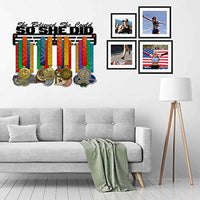 Thumbnail for She Believed She Could So She Did — Medal Display Rack - Metallic Art