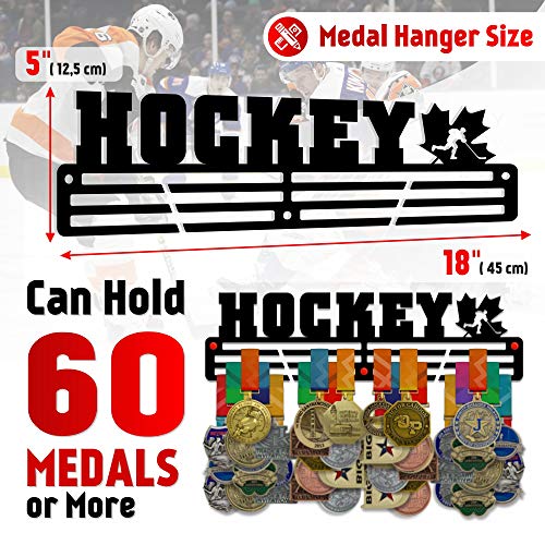 Ice Hockey Medal Hanger — Ice Hockey Medal Display Rack - Metallic Art