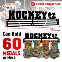 Thumbnail for Ice Hockey Medal Hanger — Ice Hockey Medal Display Rack - Metallic Art