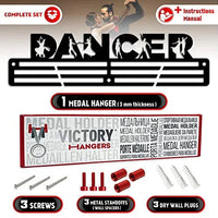 Thumbnail for Dance Medal Hanger — Dancer Medal Display Rack - Metallic Art