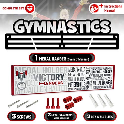 Gymnastics Medal Hanger — Gymnastics Medal Display Rack - Metallic Art