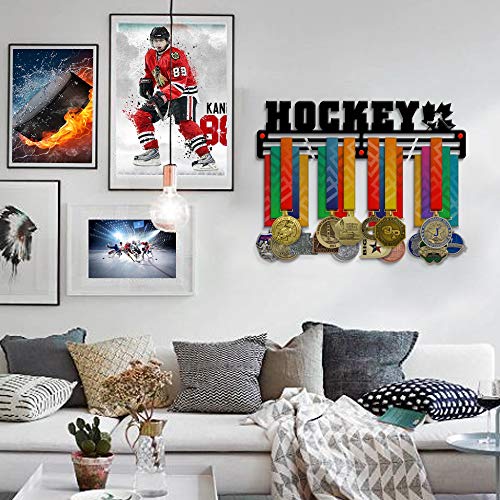 Ice Hockey Medal Hanger — Ice Hockey Medal Display Rack - Metallic Art