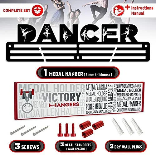 Dance Medal Hanger — Dance Medal Display Rack - Metallic Art