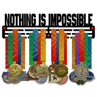 Thumbnail for Nothing is Impossible — Medal Display Rack - Metallic Art