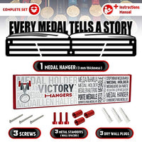 Thumbnail for Every Medal Tells a Story — Medal Display Rack - Metallic Art