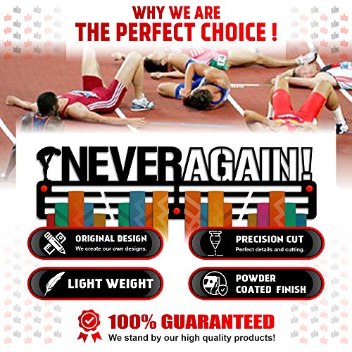 Never Again — Medal Display Rack - Metallic Art