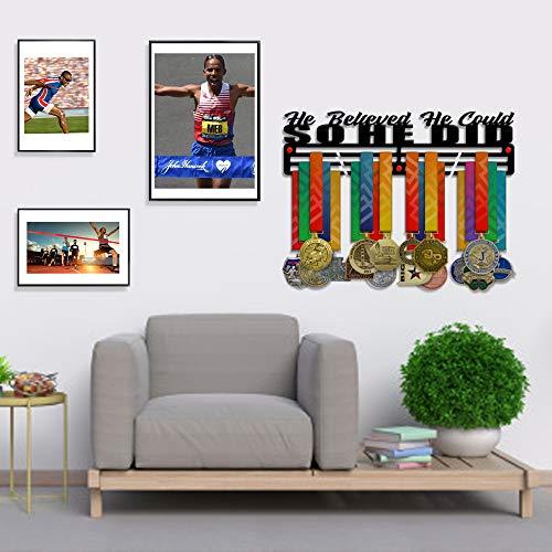 He Believed She Could So She Did — Medal Display Rack - Metallic Art