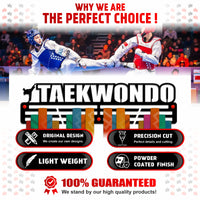 Thumbnail for Taekwondo Medal Hanger — Taekwondo Medal Display Rack - Metallic Art