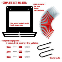 Thumbnail for Running Medal & Race Bib Holder — Square Shape Display Bundle - Metallic Art