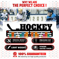 Thumbnail for Ice Hockey Medal Hanger — Ice Hockey Medal Display Rack - Metallic Art