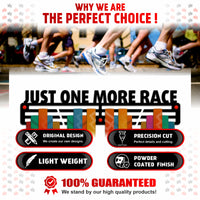 Thumbnail for Just One More Race — Medal Display Rack - Metallic Art