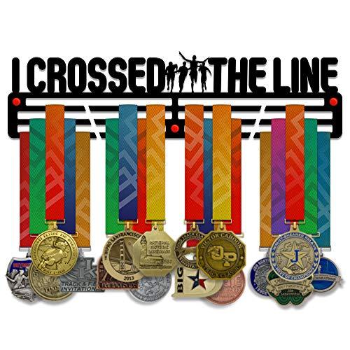 I Crossed the Line — Medal Display Rack - Metallic Art