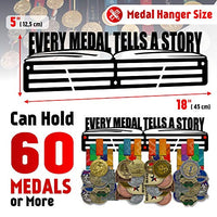 Thumbnail for Every Medal Tells a Story — Medal Display Rack - Metallic Art