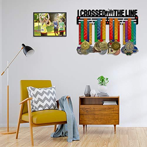 I Crossed the Line — Medal Display Rack - Metallic Art