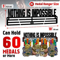 Thumbnail for Nothing is Impossible — Medal Display Rack - Metallic Art