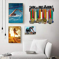 Thumbnail for Triathlon Medal Hanger — Triathlon Medal Display Rack - Metallic Art