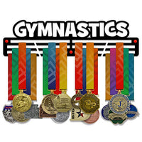 Thumbnail for Gymnastics Medal Hanger — Gymnastics Medal Display Rack - Metallic Art