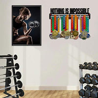 Thumbnail for Nothing is Impossible — Medal Display Rack - Metallic Art