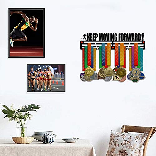 Keep Moving Forward — Medal Display Rack - Metallic Art