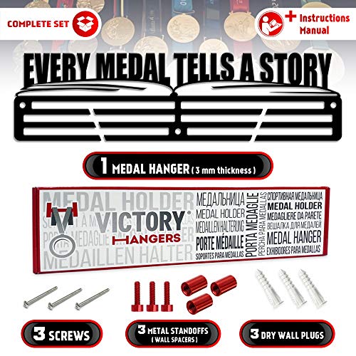 Every Medal Tells a Story — Medal Display Rack - Metallic Art