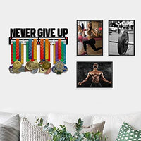 Thumbnail for Never Give Up — Medal Display Rack - Metallic Art