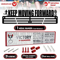 Thumbnail for Keep Moving Forward — Medal Display Rack - Metallic Art