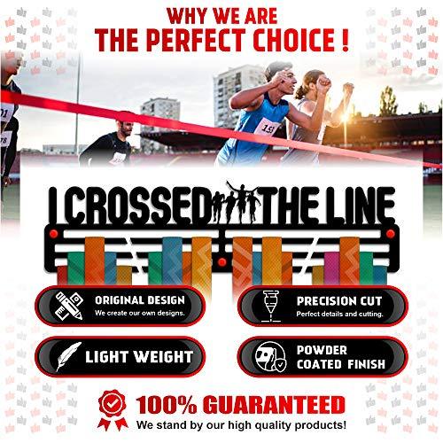 I Crossed the Line — Medal Display Rack - Metallic Art