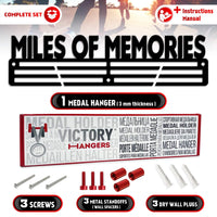 Thumbnail for Miles of Memories — Medal Display Rack - Metallic Art